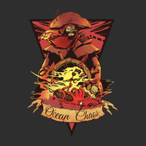 OCEAN CHAOS - Colour - Mens Staple T shirt Design