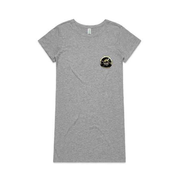 DFP Raglan Double-Gold - Womens Mika Organic Short Sleeved Dress Thumbnail