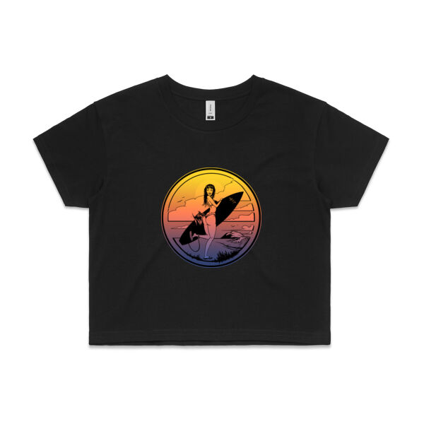 FISHBITES - Womens Crop Tee Thumbnail