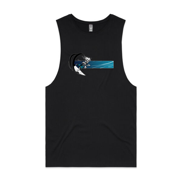 Blue BARREL BONEZY - Unisex Barnard Tank Thumbnail