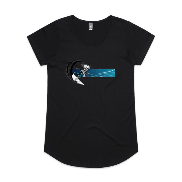 Blue BARREL BONEZY - Womens Mali Tee Thumbnail