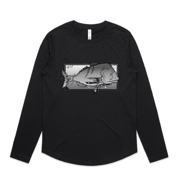 FISH'ON  - Womens Curve Longsleeve Tee Thumbnail