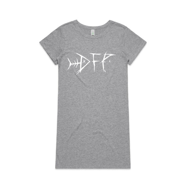 DEADFUSH - Womens Mika Organic Short Sleeved Dress Thumbnail