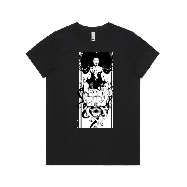 KILLA'MARI - Chest - Womens Maple Organic Tee Thumbnail