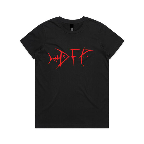 DEADFUSH Red - Womens Maple Tee Thumbnail