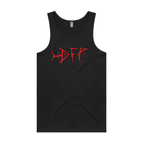 DEADFUSH Red - Mens Lowdown Singlet Thumbnail