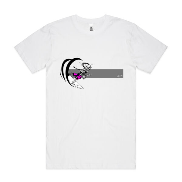 Pink BARREL BONEZY - Mens Block T shirt Thumbnail