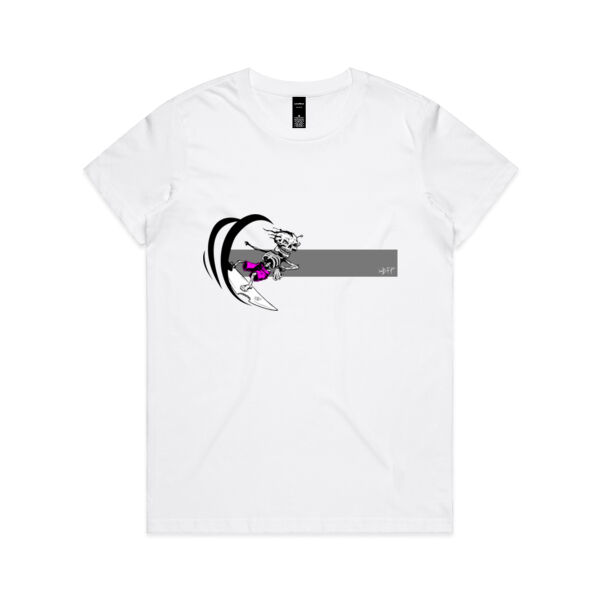 Pink BARREL BONEZY - Womens Maple Tee Thumbnail