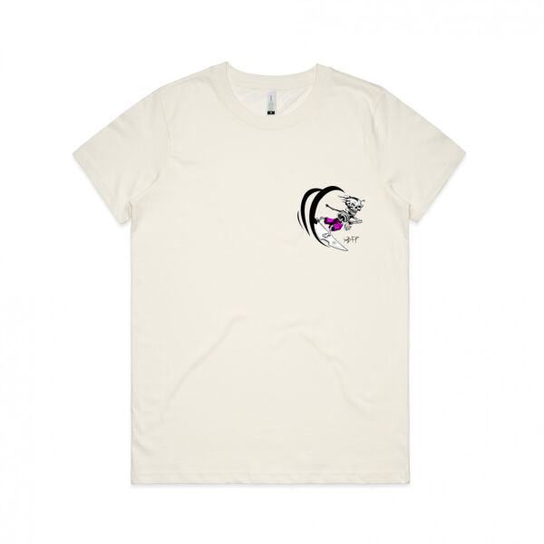 POCKET BONEZY - Womens Maple Organic Tee Thumbnail