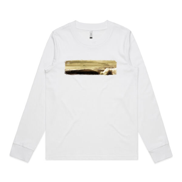 WHITEISLAND WAVES - Womens Dice Longsleeve Tee Thumbnail