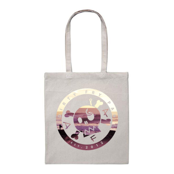 DFP Raglan Sunset - Heavy Duty Canvas Tote Bag Thumbnail